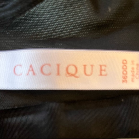Cacique Black Seamless Bra - Picture 3 of 3